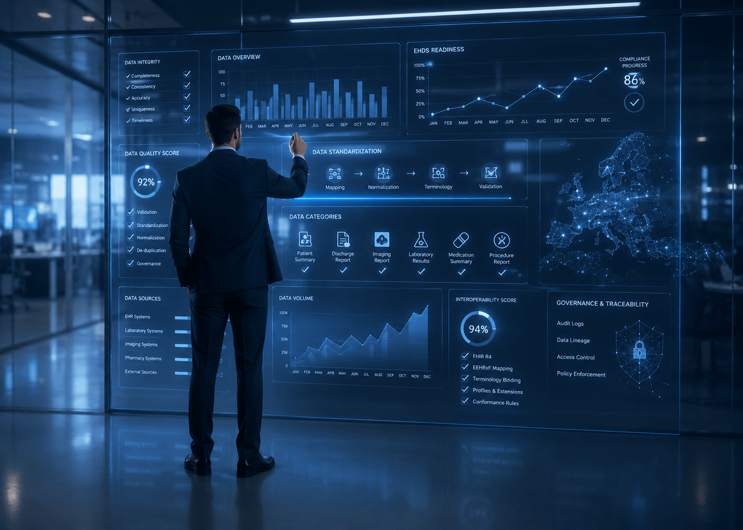Modelling clinical data into structured, governed datasets